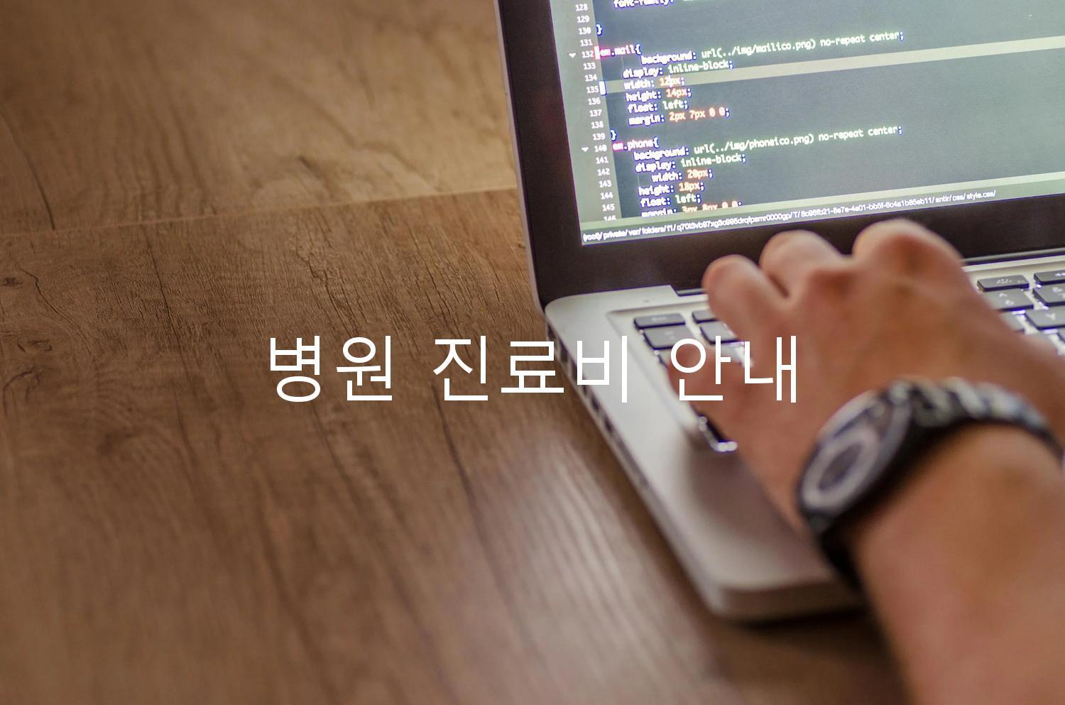 병원 진료비 안내