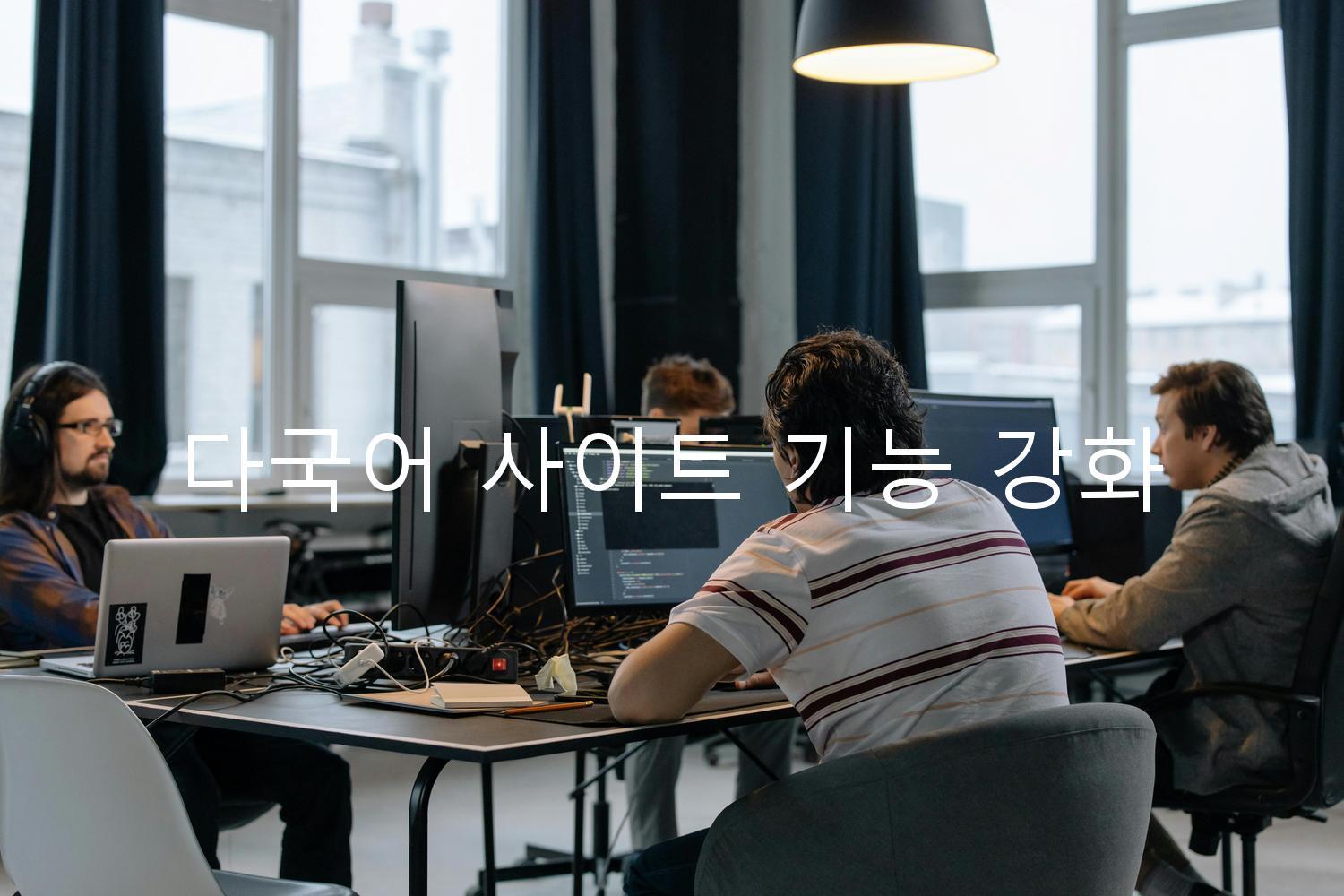 다국어 사이트 기능 강화