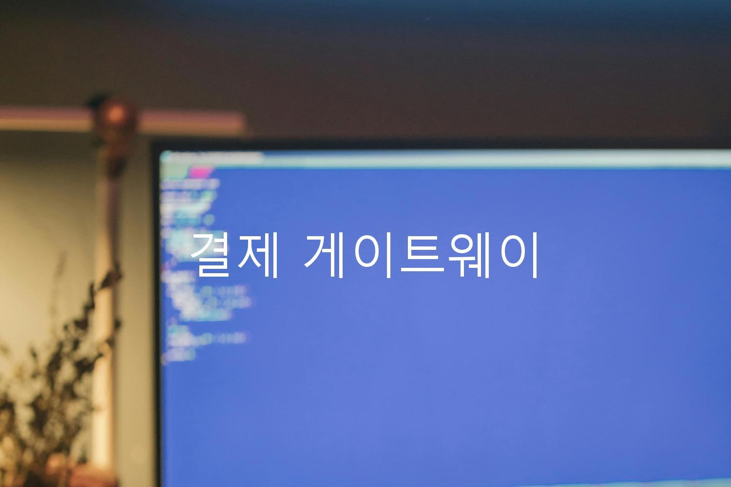 결제 게이트웨이