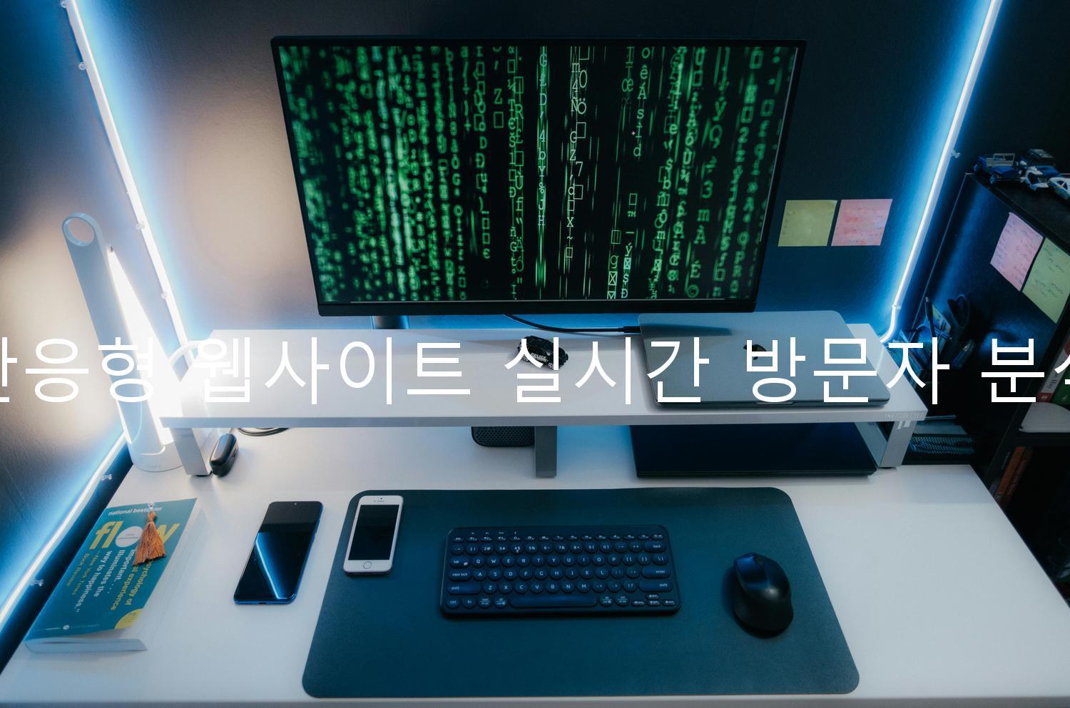 반응형 웹사이트 실시간 방문자 분석