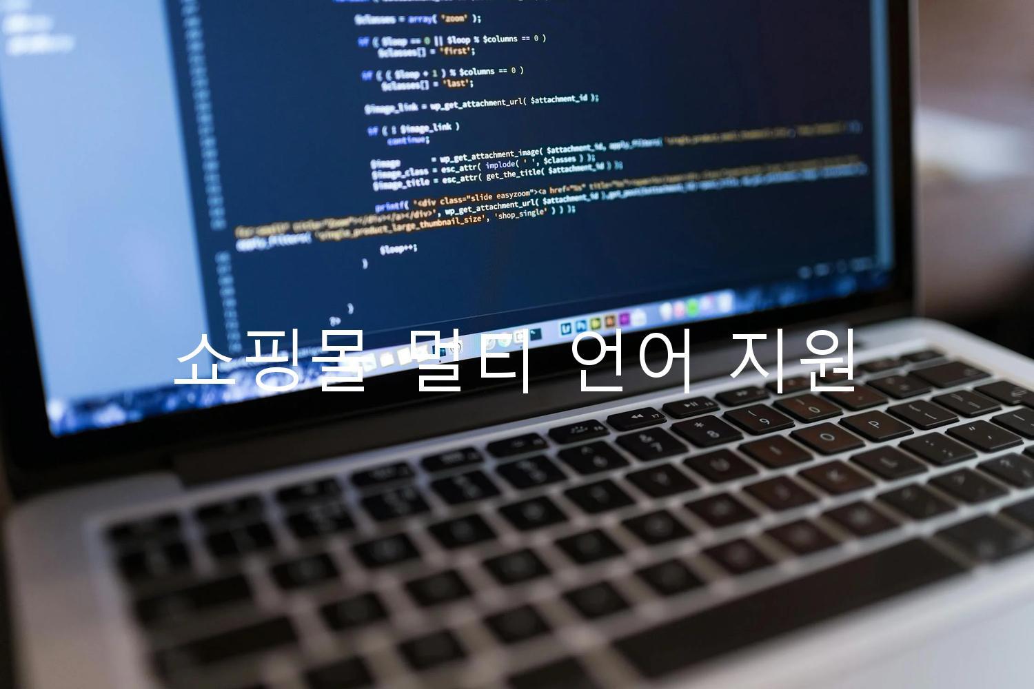 쇼핑몰 멀티 언어 지원