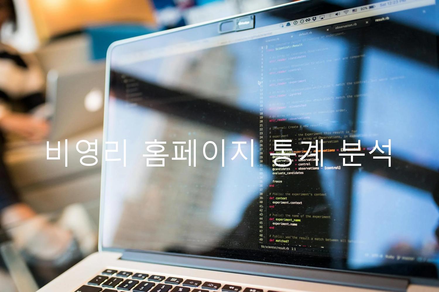 비영리 홈페이지 통계 분석