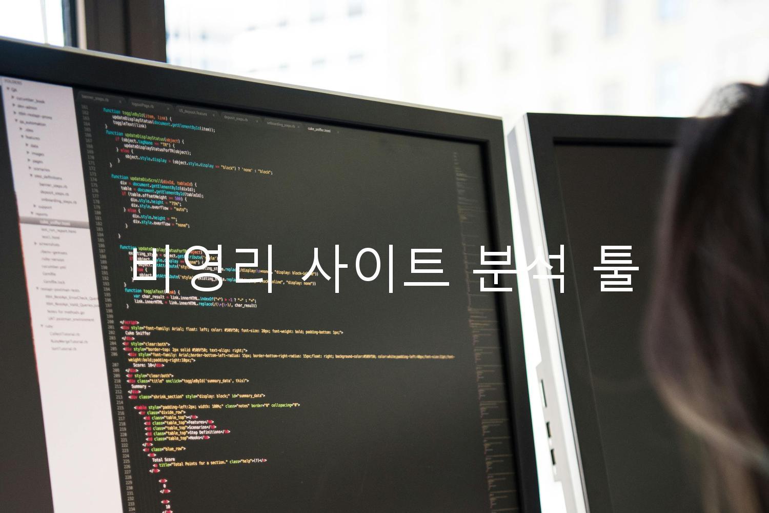 비영리 사이트 분석 툴