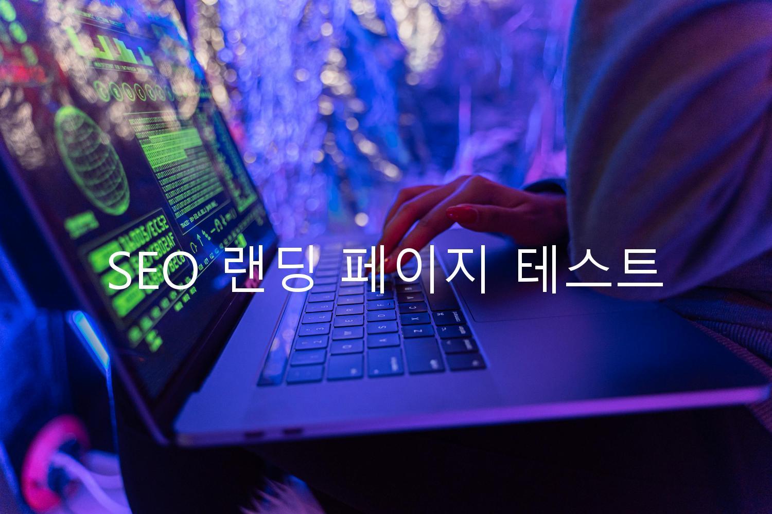 SEO 랜딩 페이지 테스트