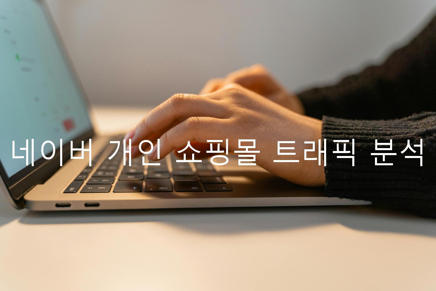 네이버 개인 쇼핑몰 트래픽 분석