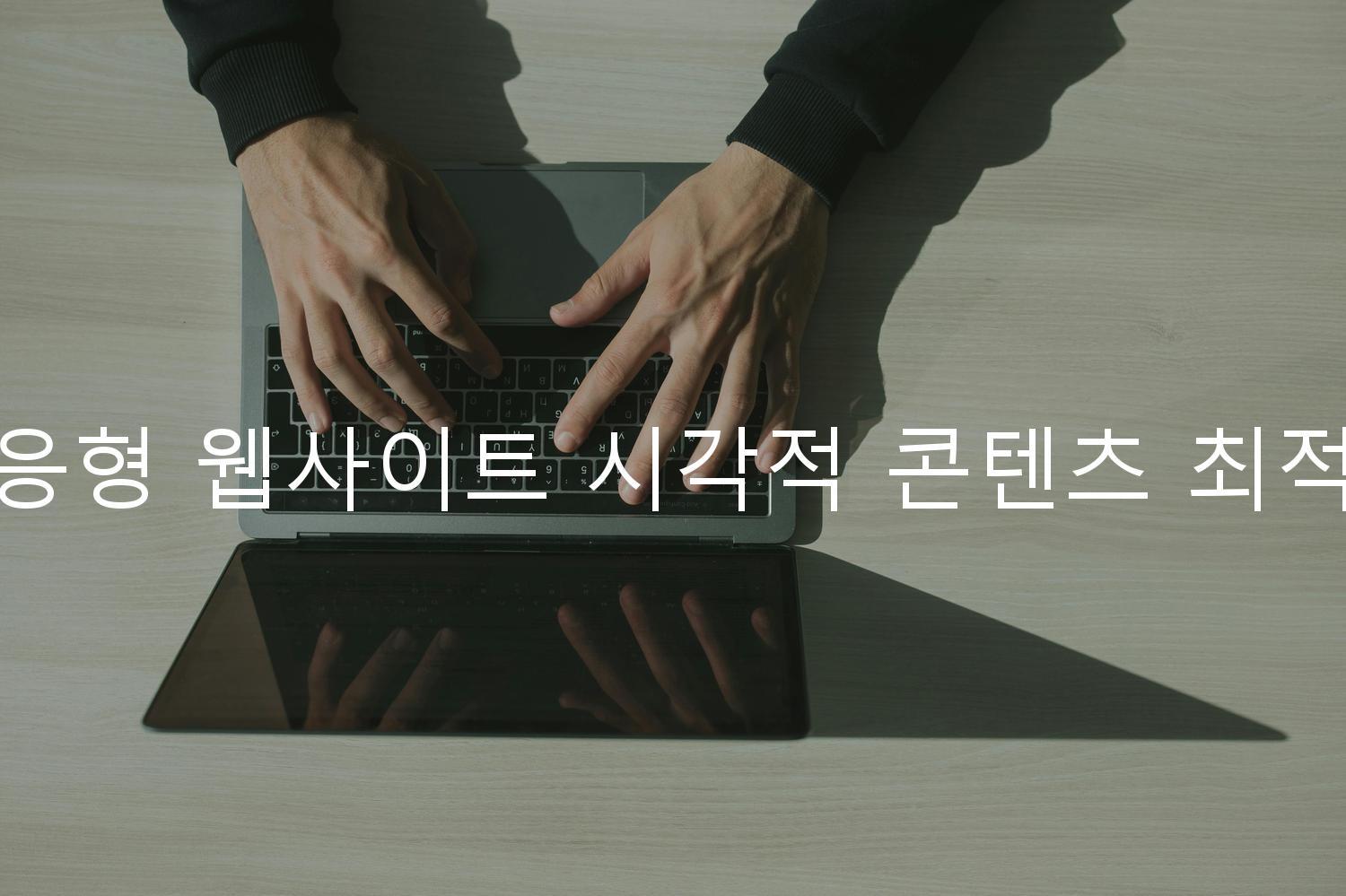 반응형 웹사이트 시각적 콘텐츠 최적화