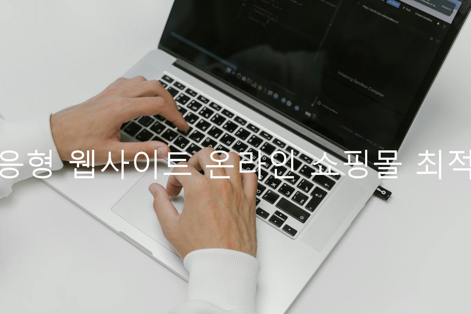 반응형 웹사이트 온라인 쇼핑몰 최적화