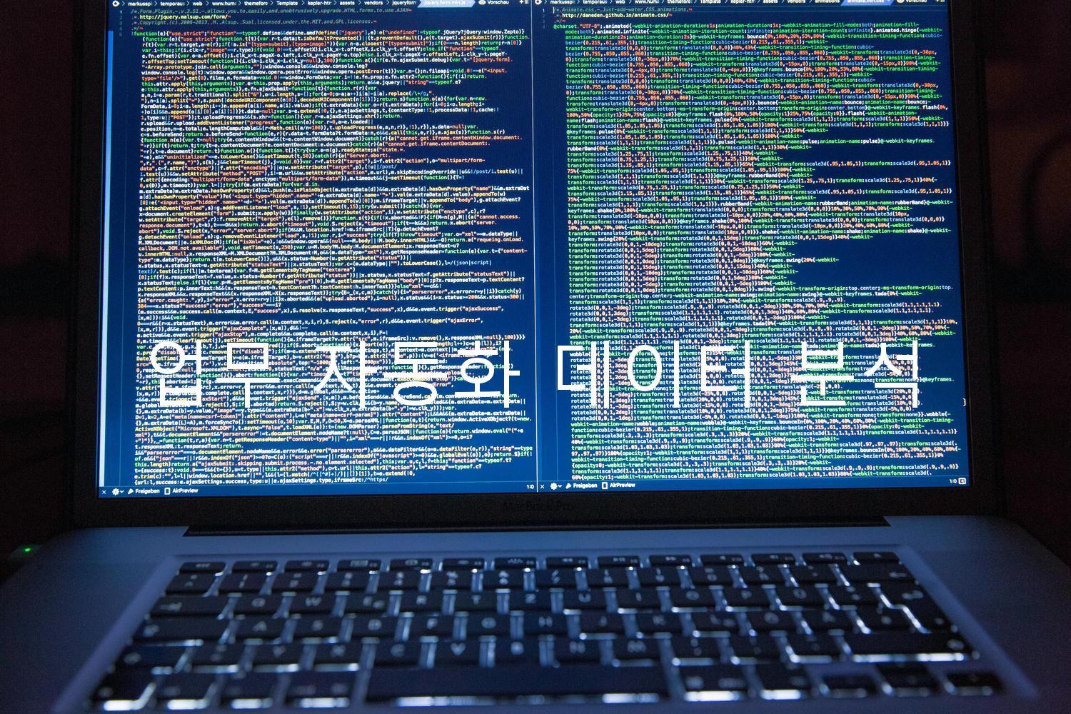 업무 자동화 데이터 분석