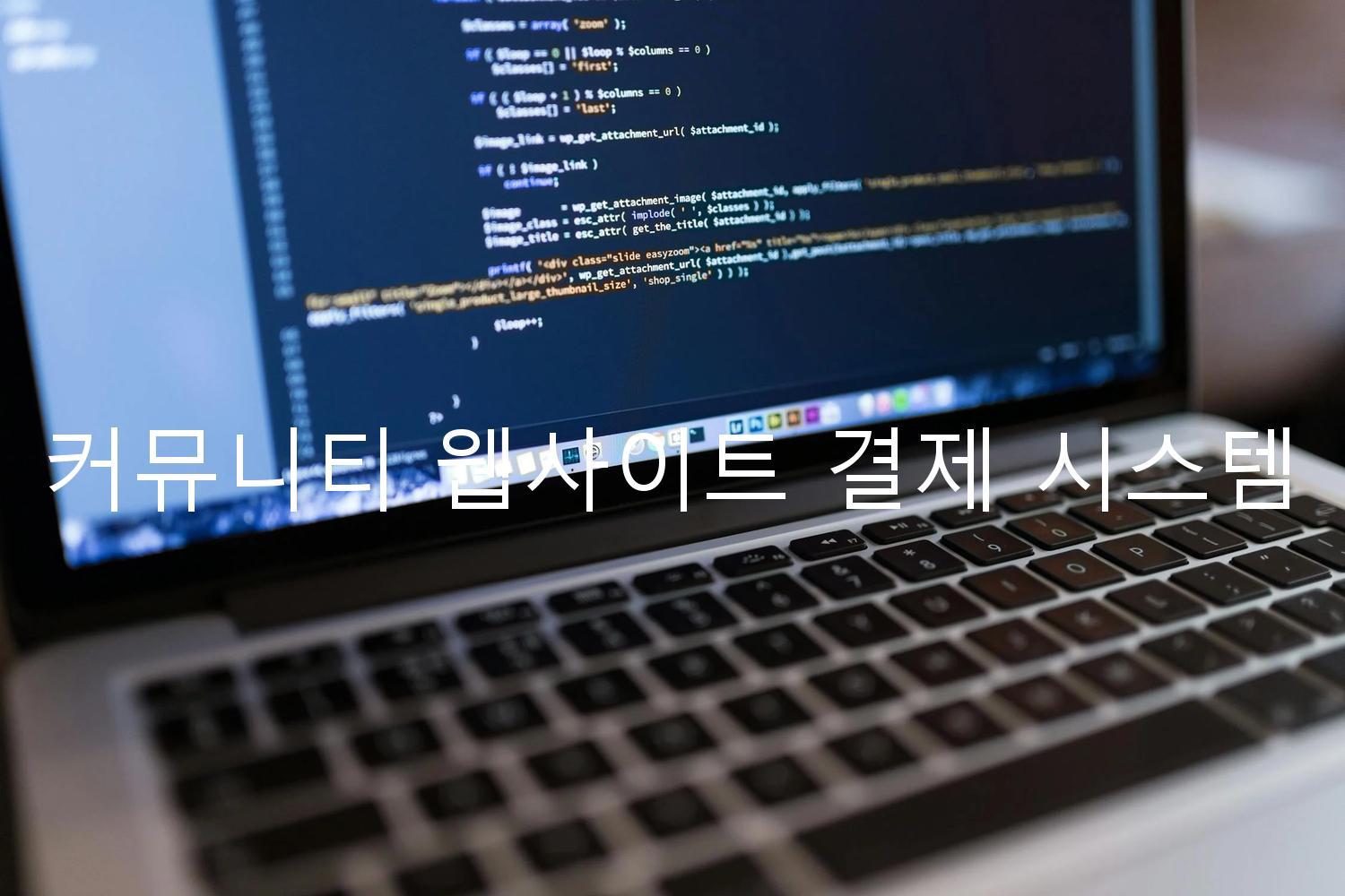 커뮤니티 웹사이트 결제 시스템