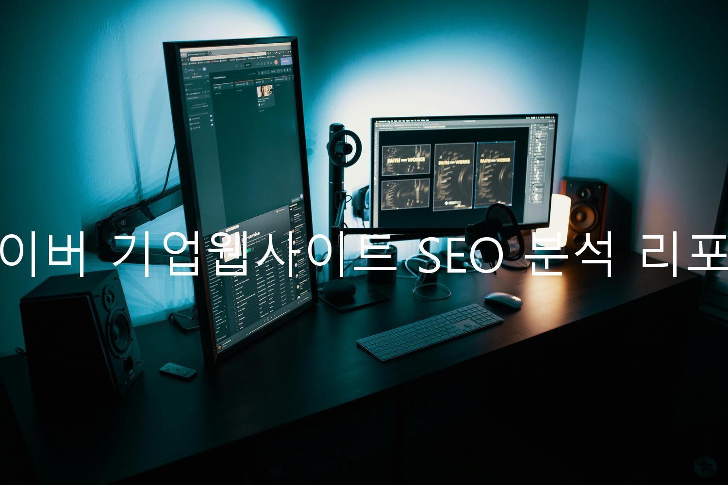 네이버 기업웹사이트 SEO 분석 리포트