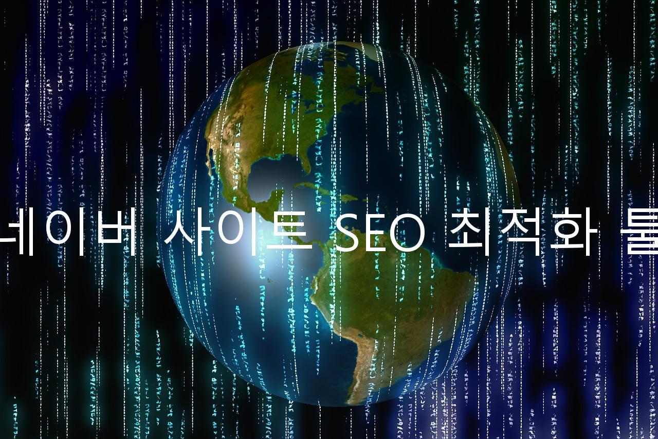 네이버 사이트 SEO 최적화 툴