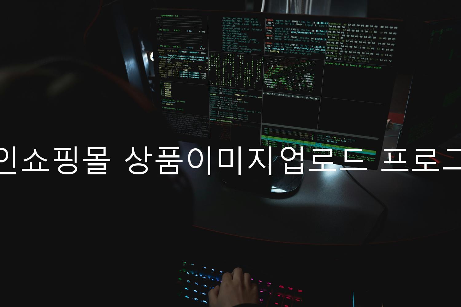 개인쇼핑몰 상품이미지업로드 프로그램