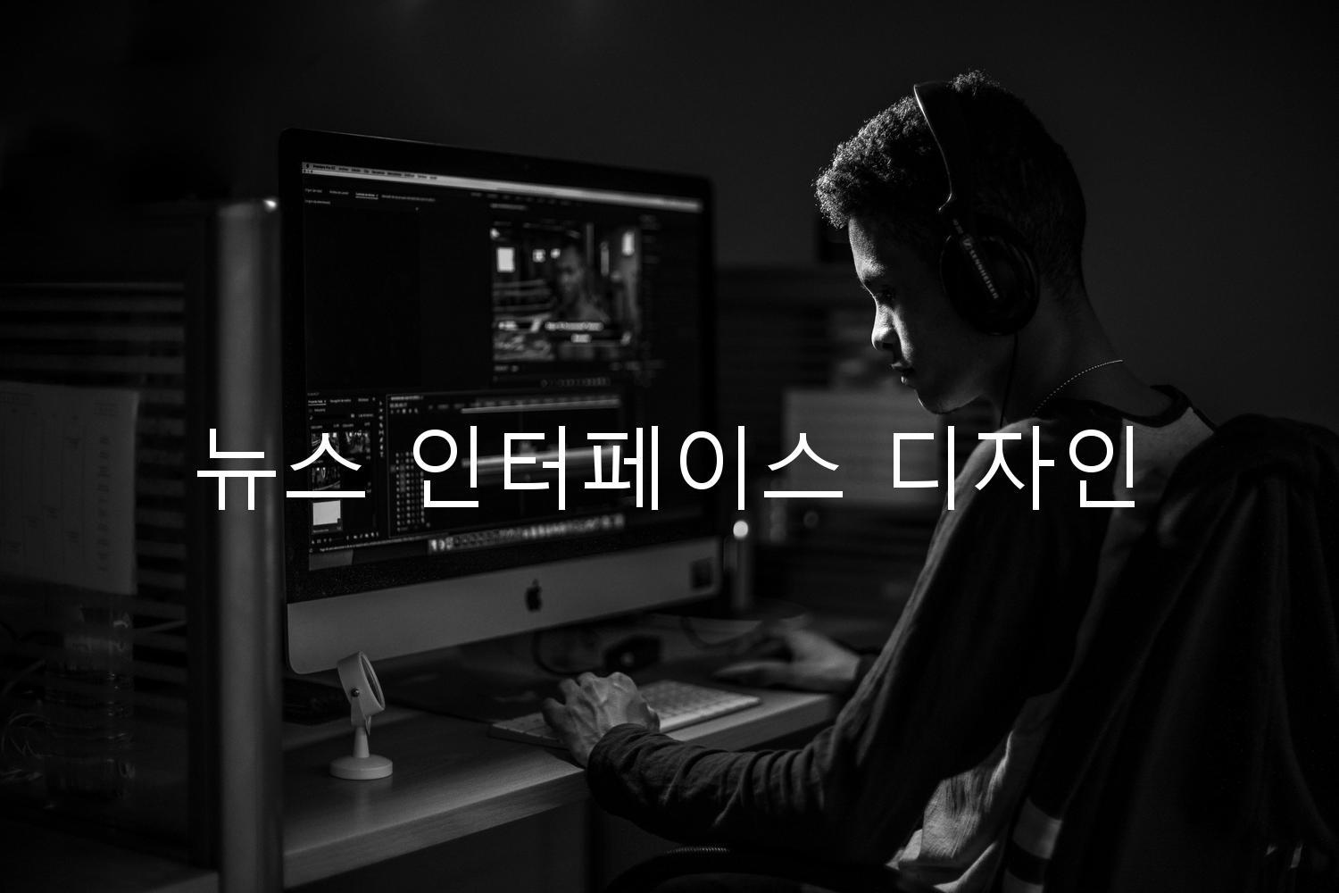 뉴스 인터페이스 디자인