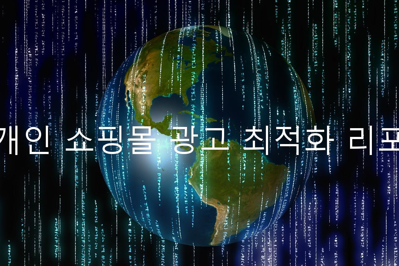 네이버 개인 쇼핑몰 광고 최적화 리포트 작성