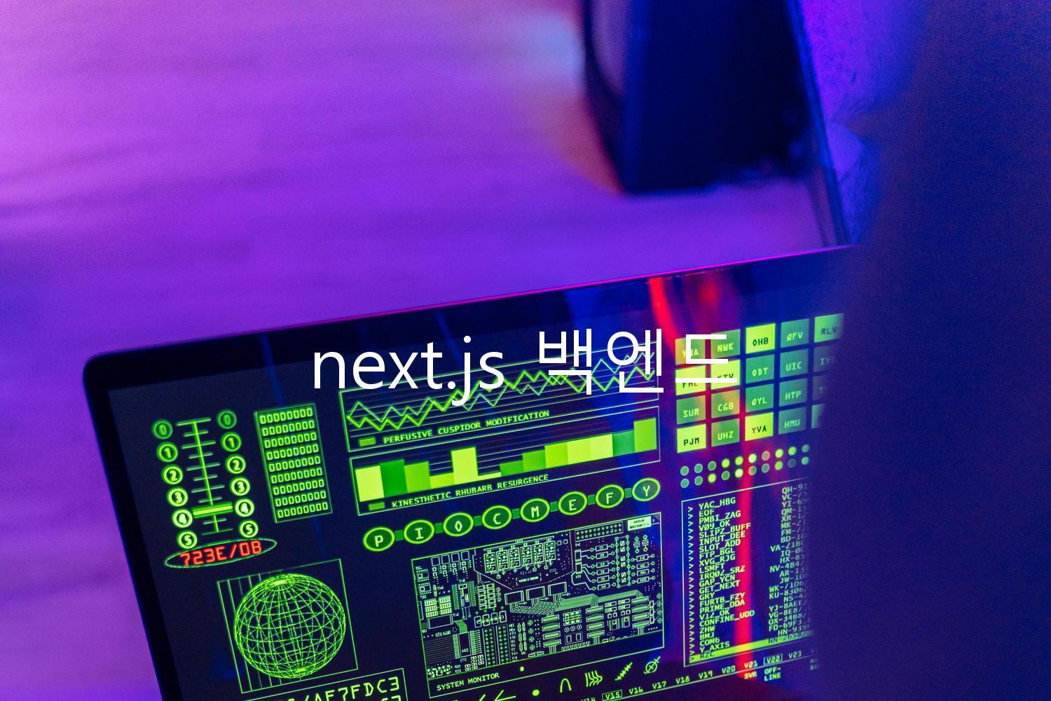 next.js 백엔드