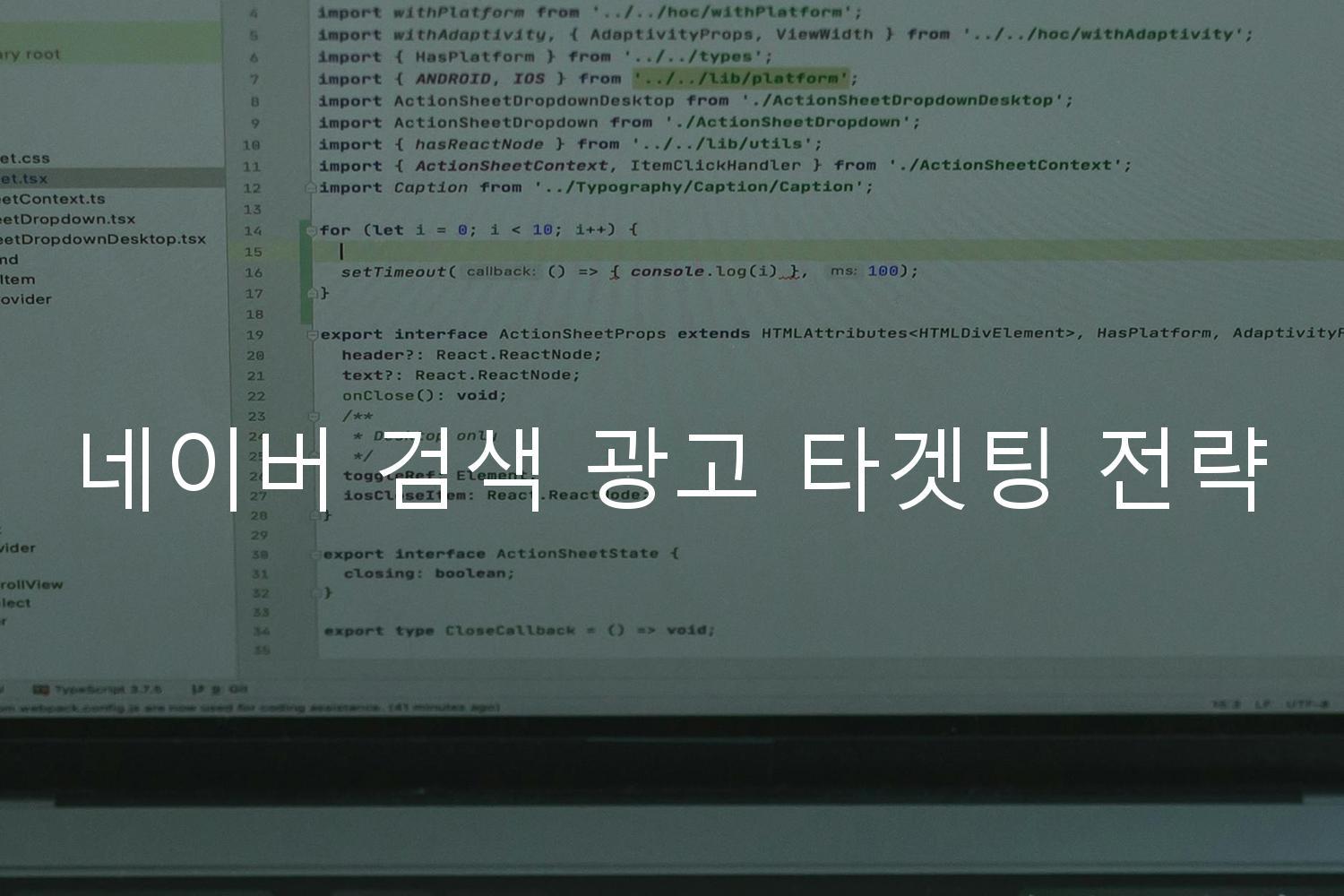 네이버 검색 광고 타겟팅 전략