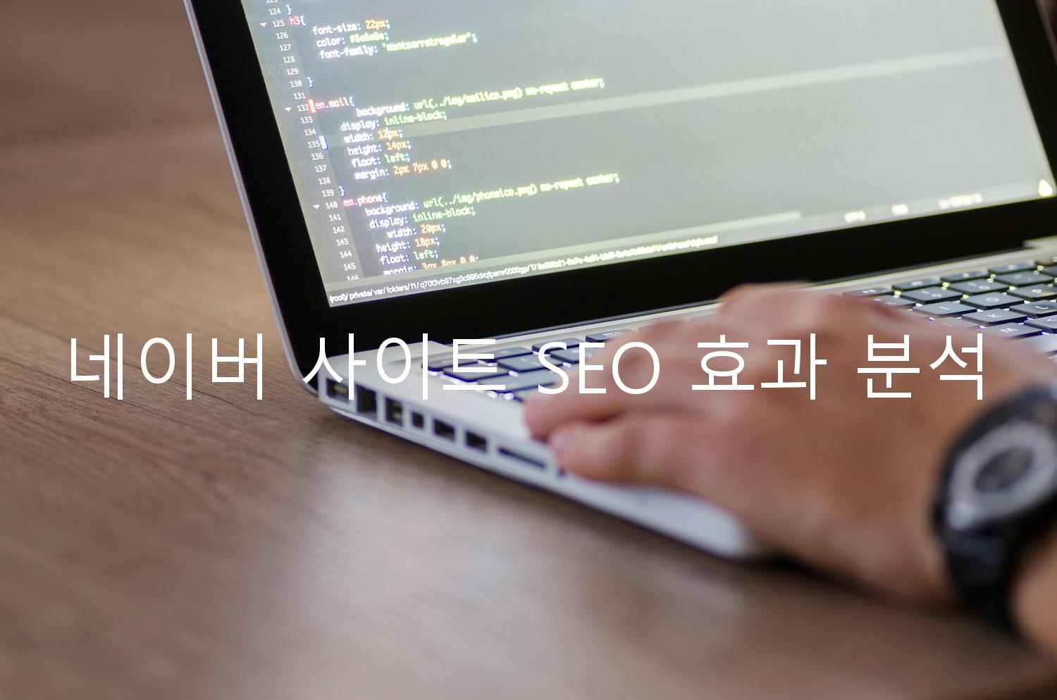 네이버 사이트 SEO 효과 분석