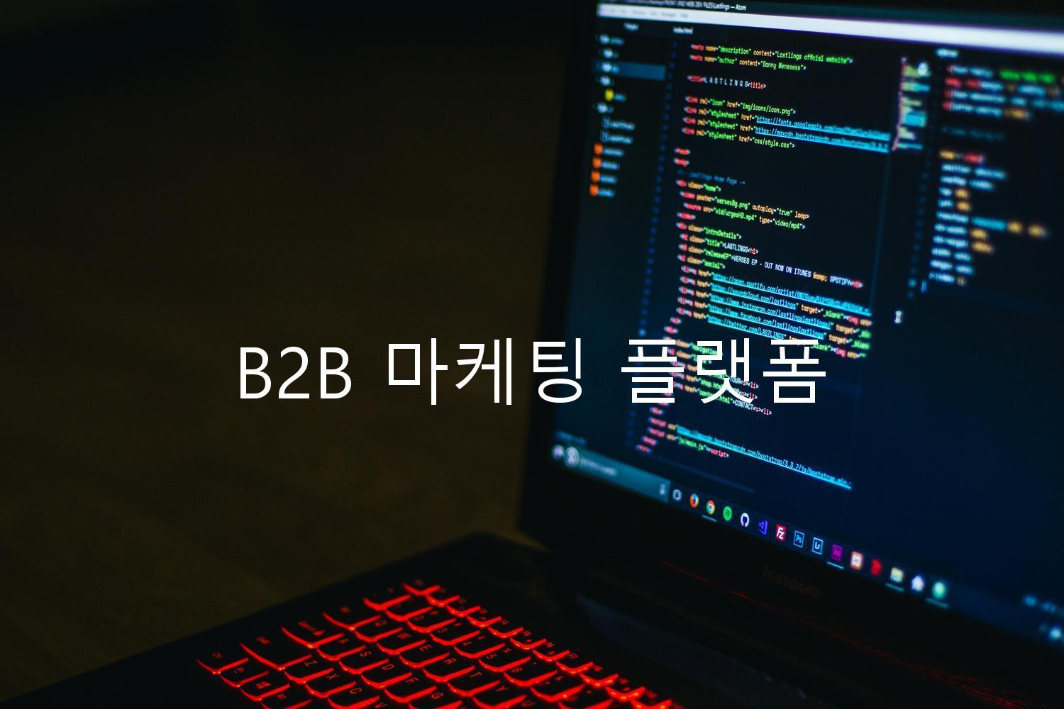 B2B 마케팅 플랫폼