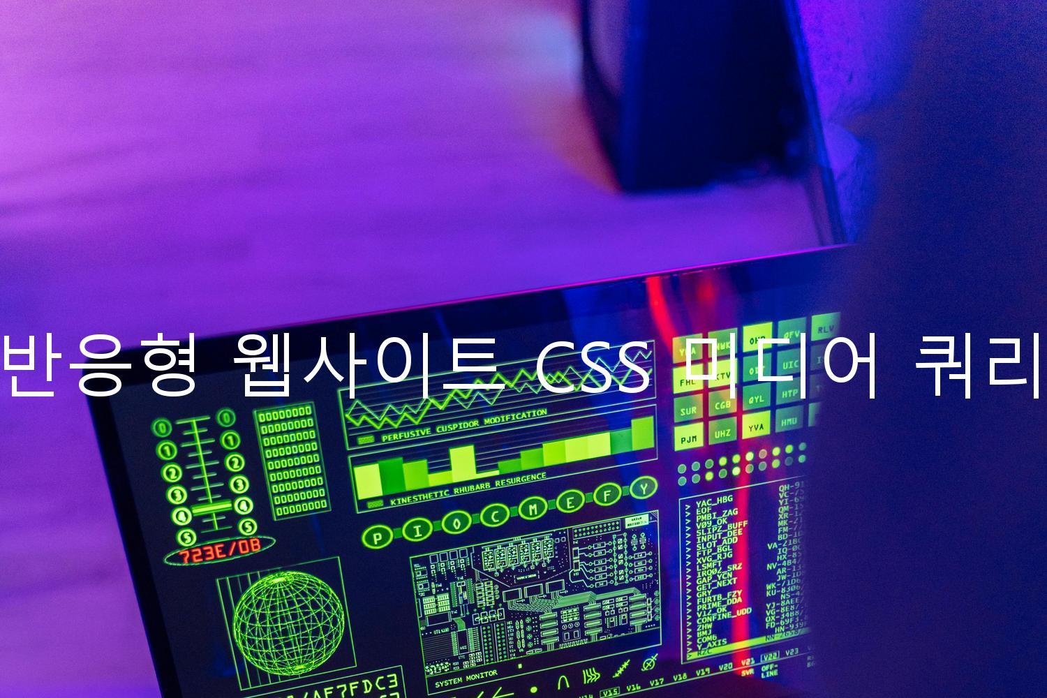 반응형 웹사이트 CSS 미디어 쿼리