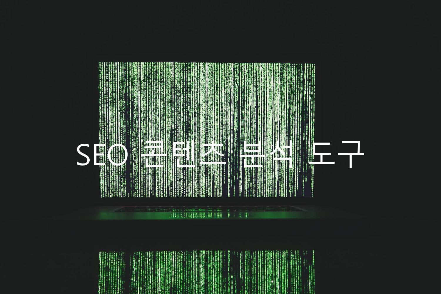 SEO 콘텐츠 분석 도구