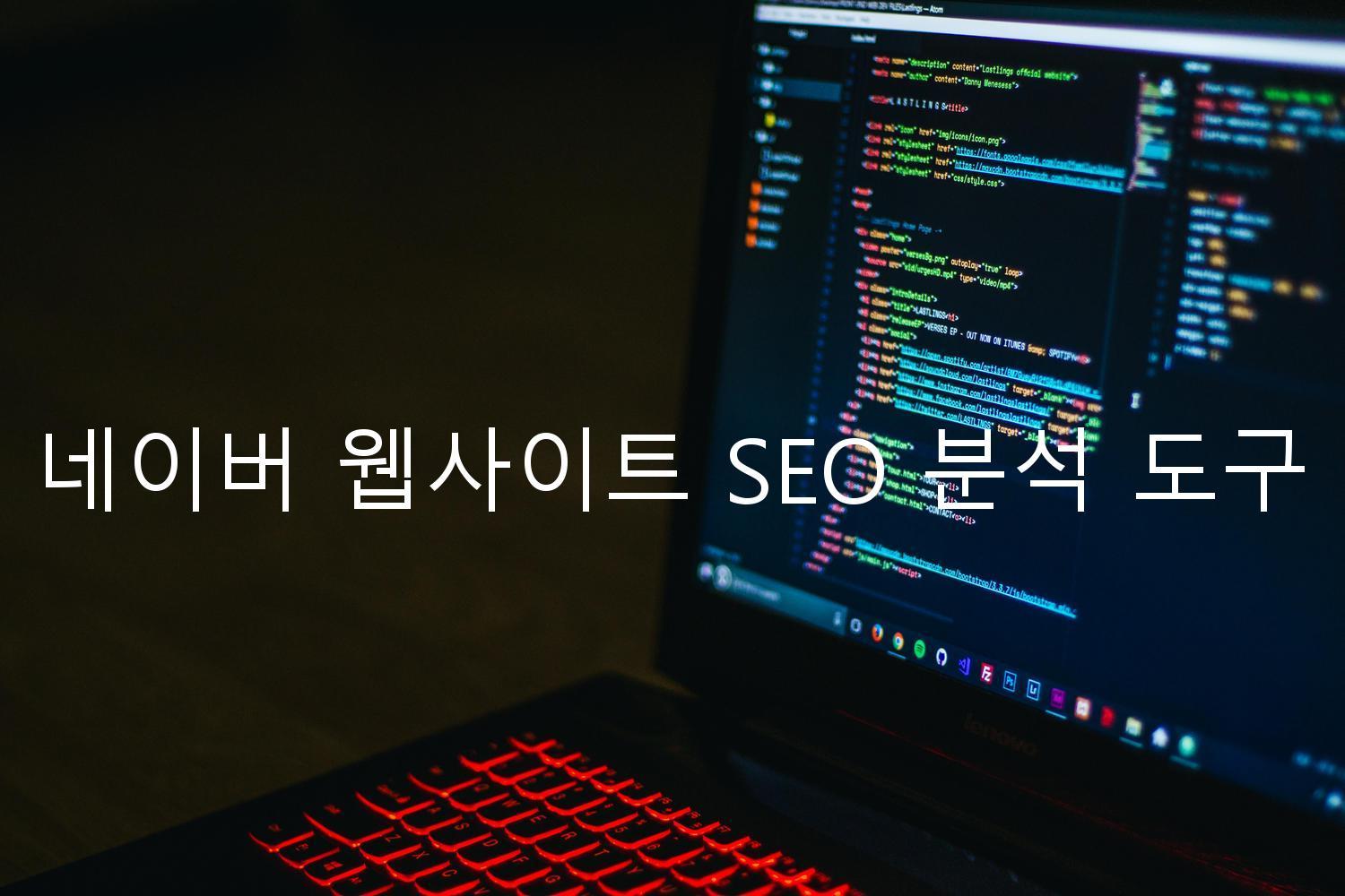 네이버 웹사이트 SEO 분석 도구