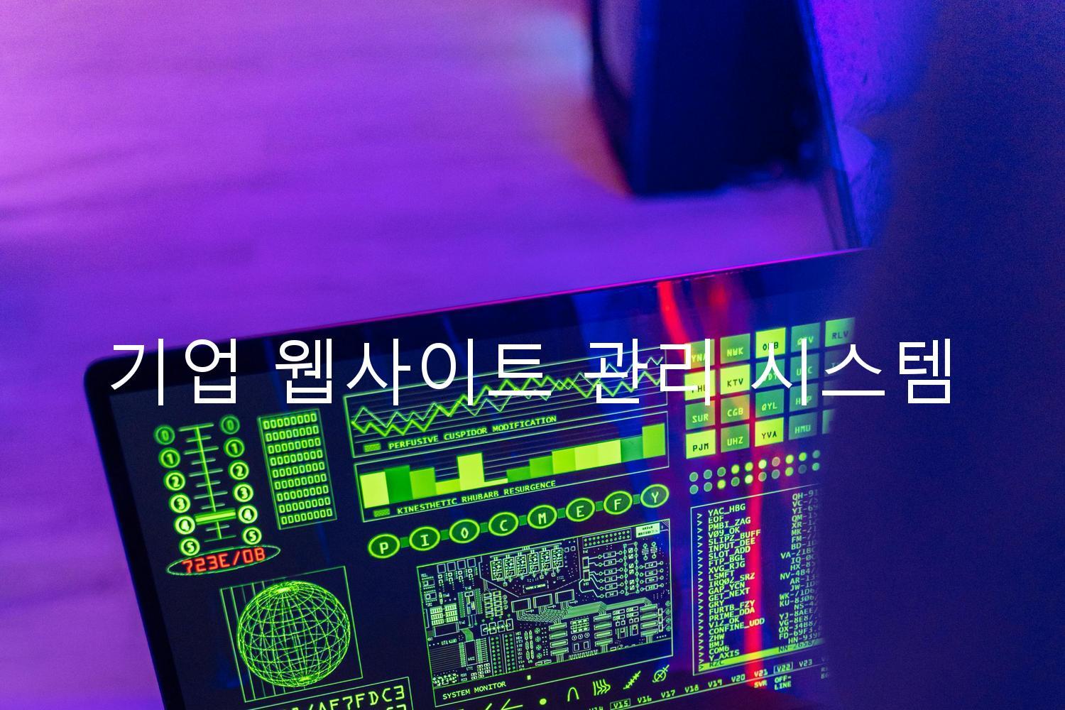 기업 웹사이트 관리 시스템