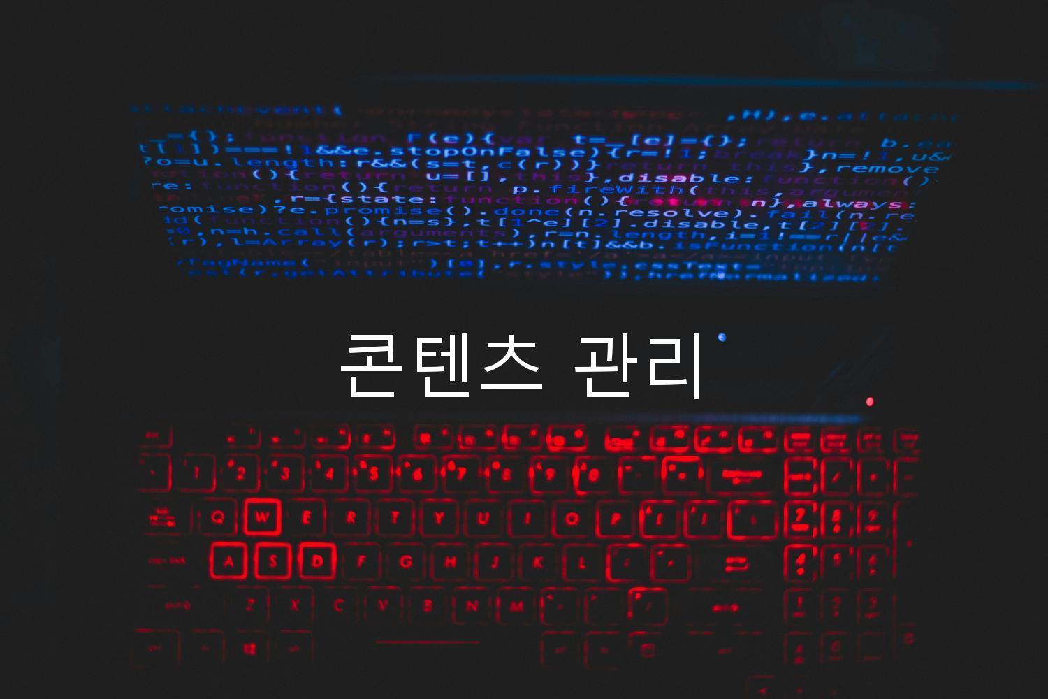 콘텐츠 관리