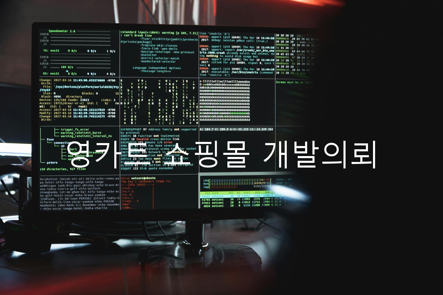 영카트 쇼핑몰 개발의뢰