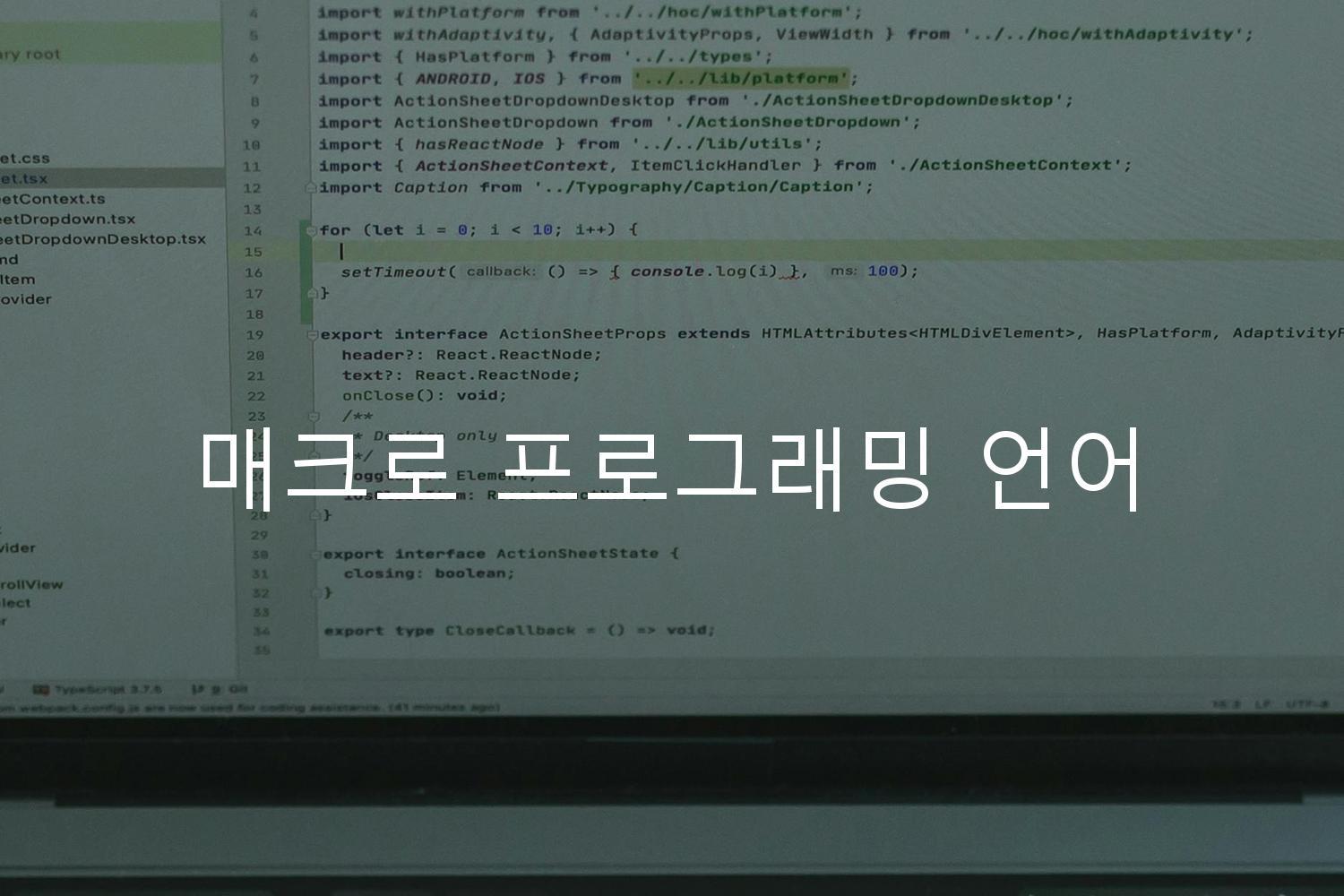 매크로 프로그래밍 언어