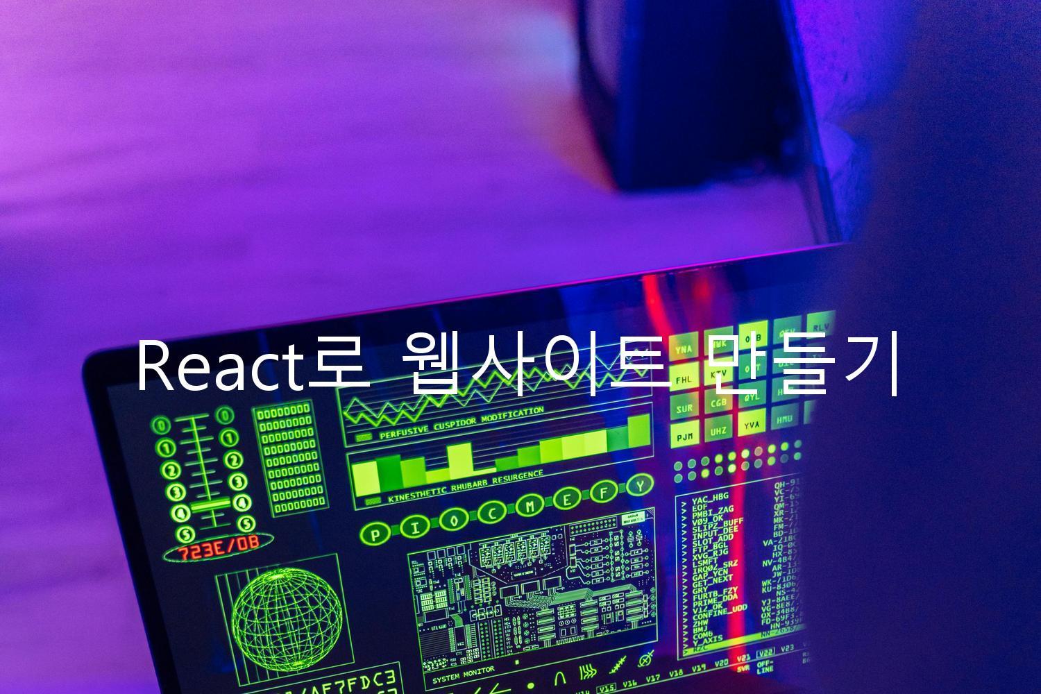 React로 웹사이트 만들기