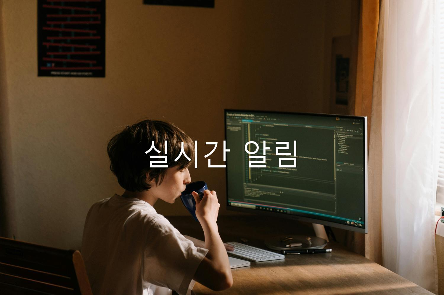 실시간 알림