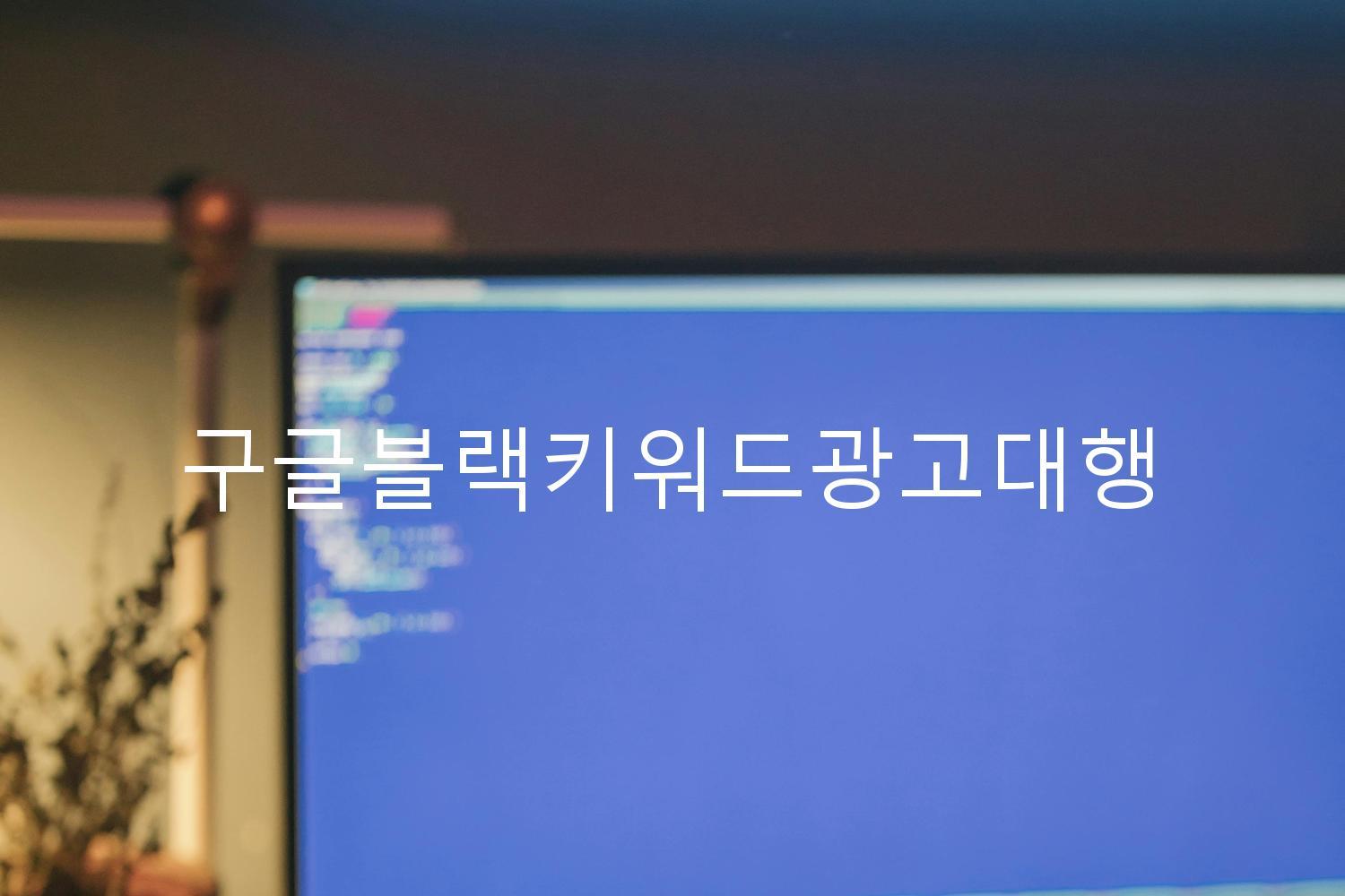 구글블랙키워드광고대행